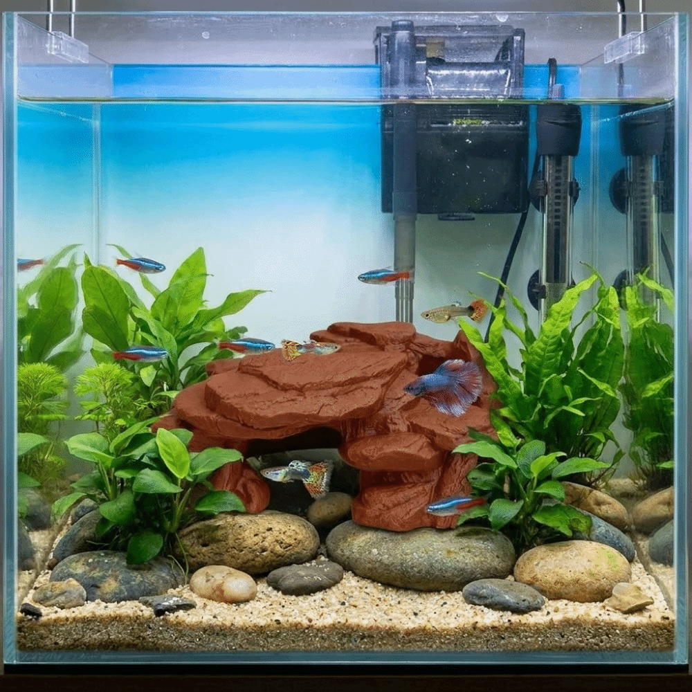 3D Printing Fish Tank Rockery  - Aquarium Plants Live review and price