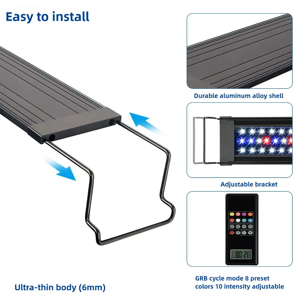 Programmable LED Aquarium Ligh - Planted Aquarium Algae Control review and price