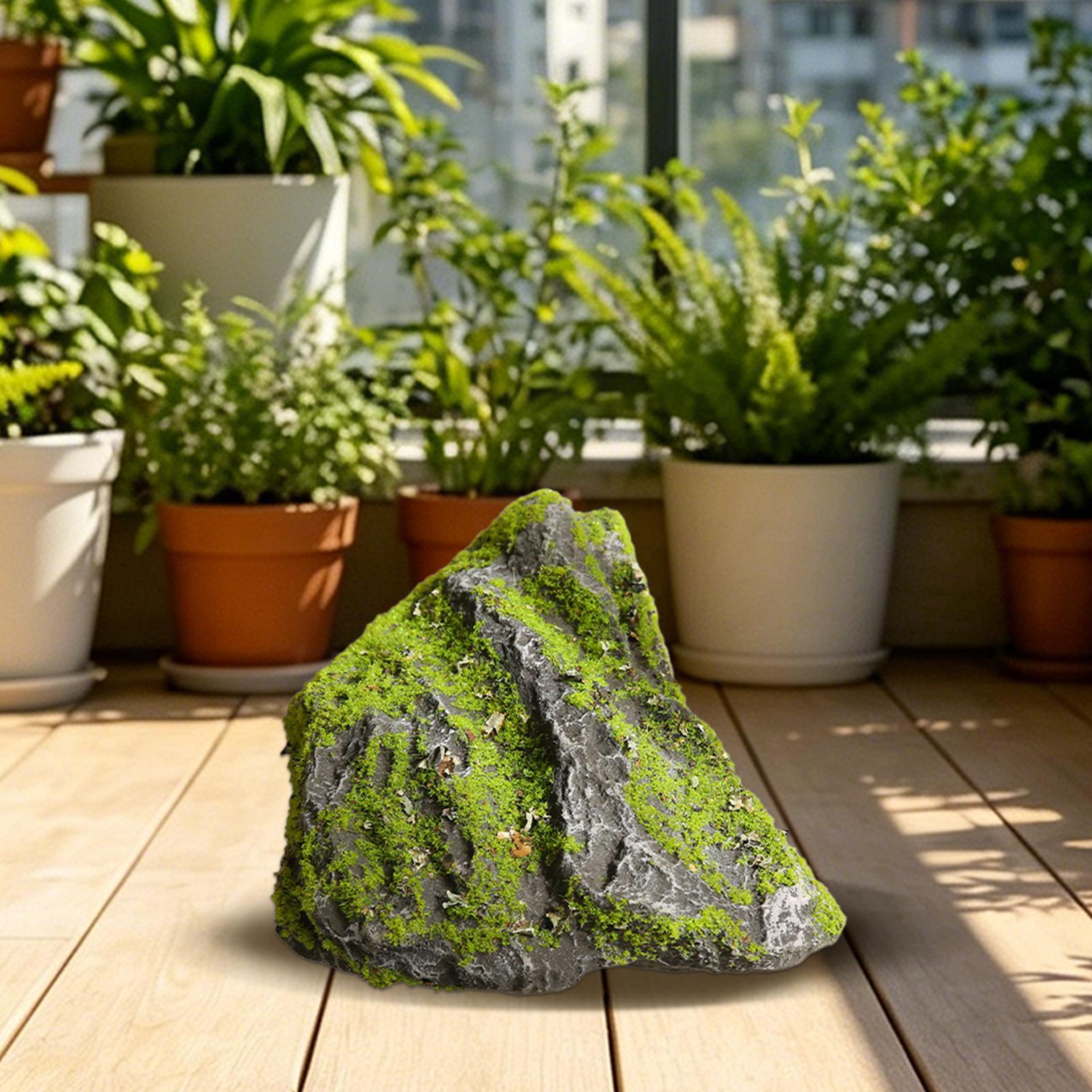 Faux Rock Realistic Moss Stone - Aquarium Moss review and price
