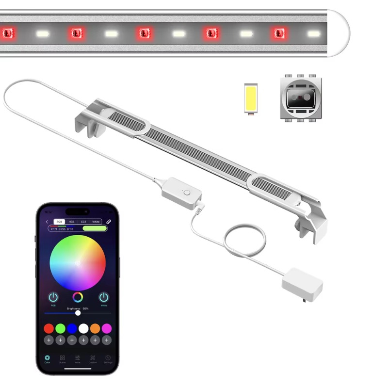 Smart LED Aquarium Alloy Light - Planted Aquarium Algae Control review and price