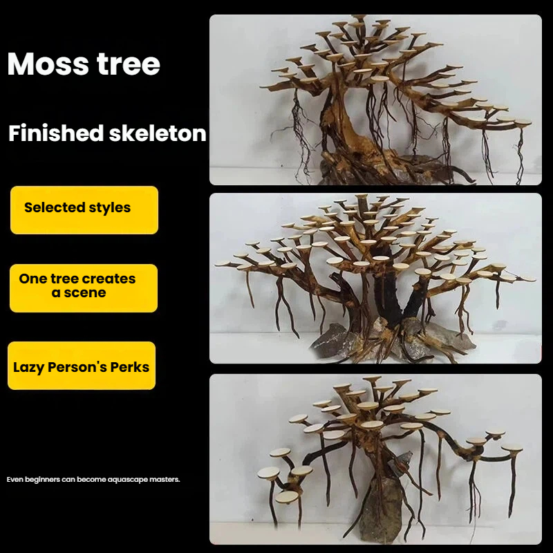 Aquarium Landscaping Moss Tree - Aquarium Moss review and price