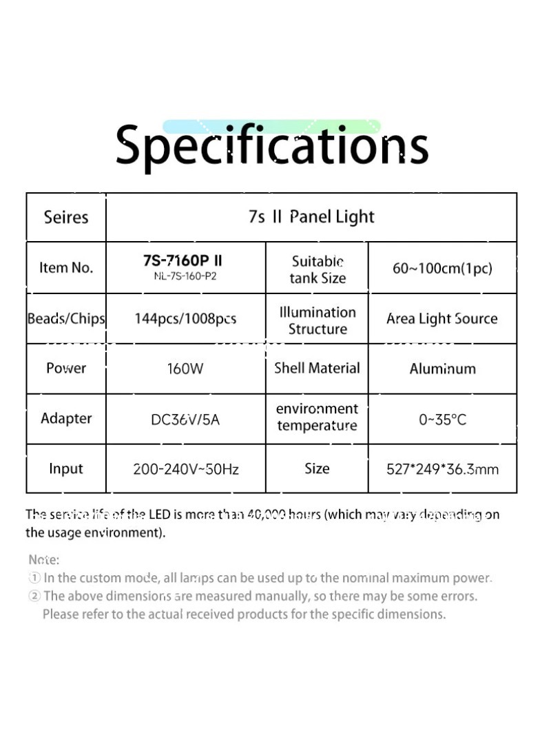 Aquarium LED Light 160W RGB Fu - Planted Tank review and price